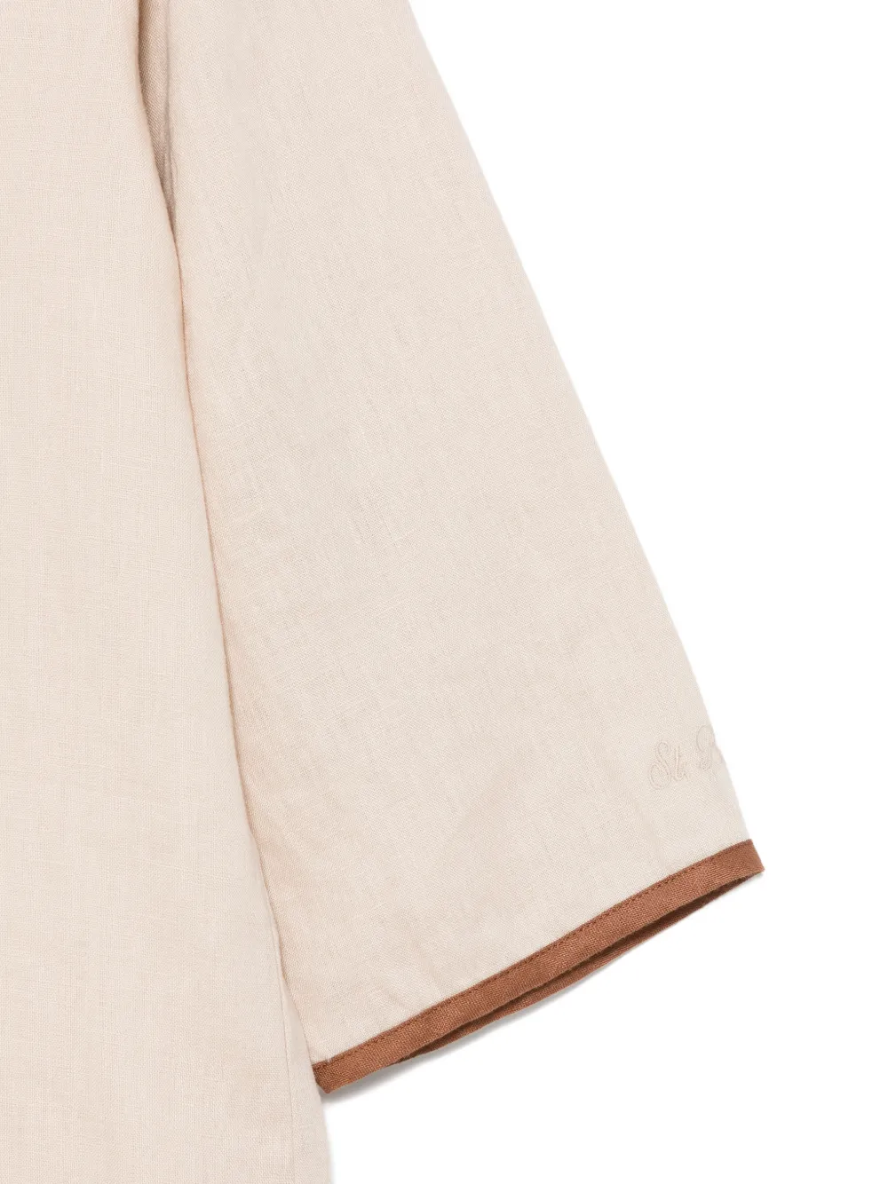  Mc2 Saint Barth Caftán Matcha String Con Cuello En V - Neutro 