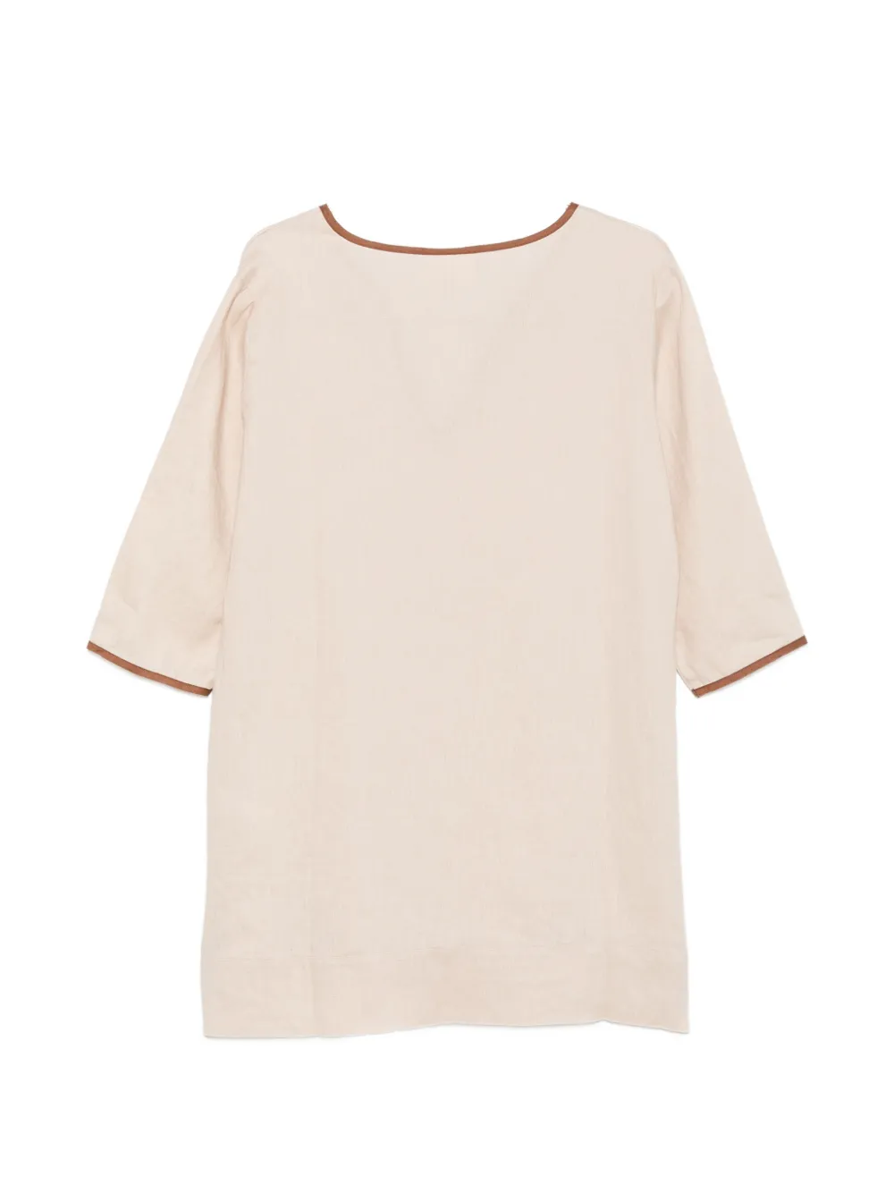  Mc2 Saint Barth Caftán Matcha String Con Cuello En V - Neutro 