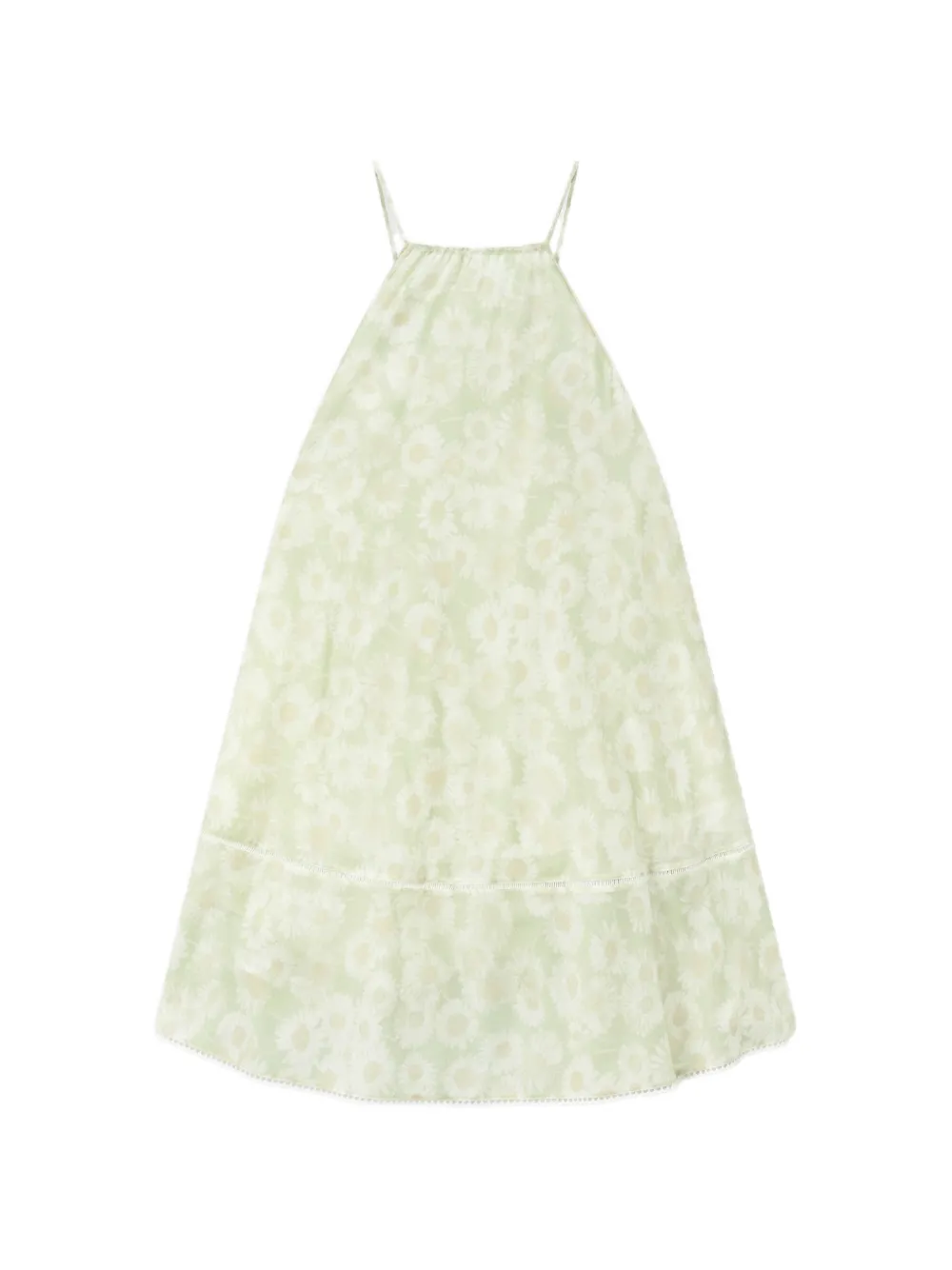 Stella McCartney Daisy floral-print halterneck dress - Verde