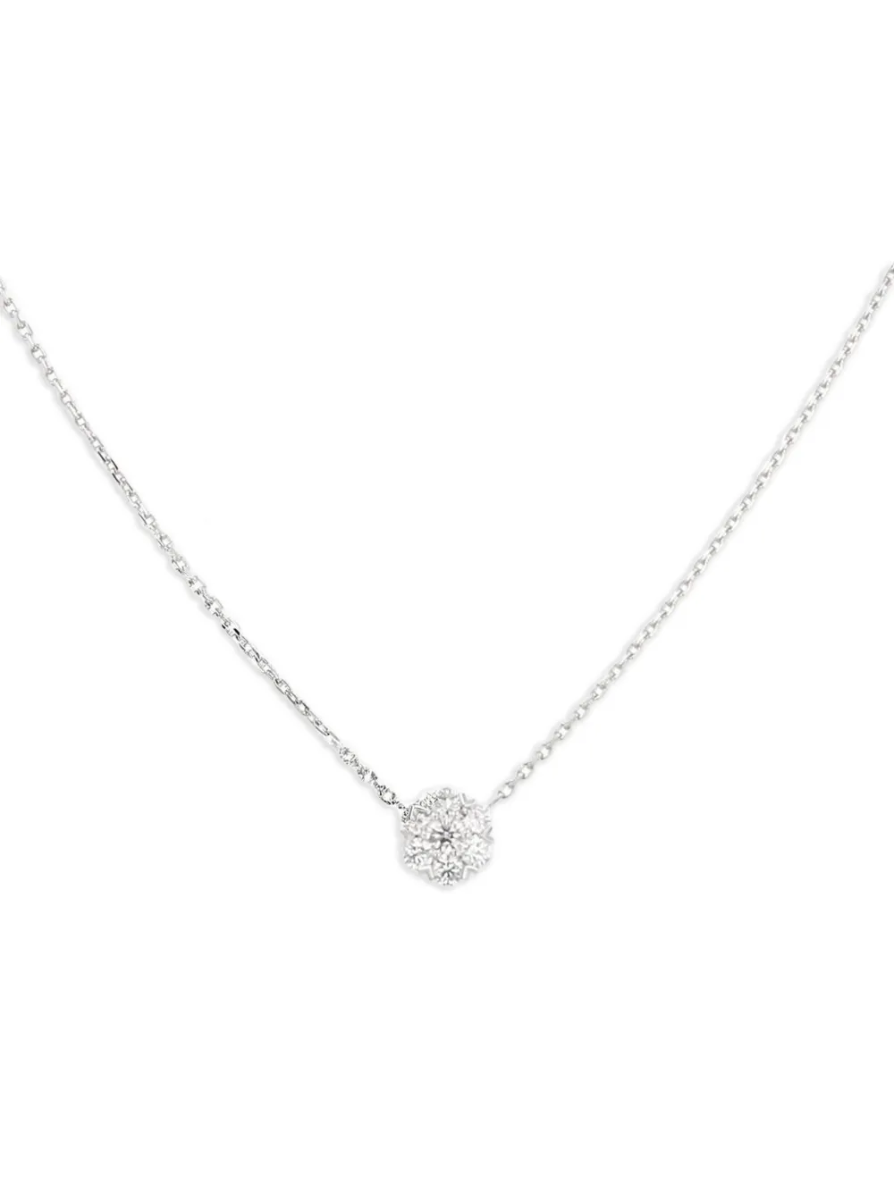 Van Cleef & Arpels 2008 Fleurette diamond necklace - Argento