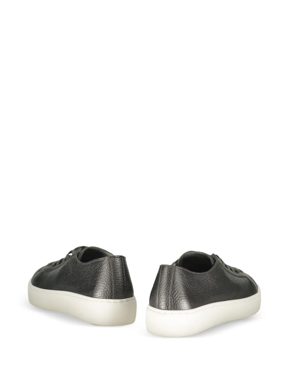 Santoni leather sneakers Grijs