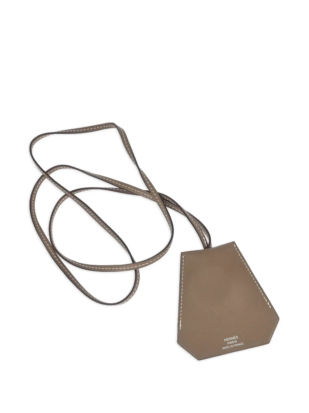 Hermès Pre-Owned 2018 Swift Clochette-pendant necklace - Grigio