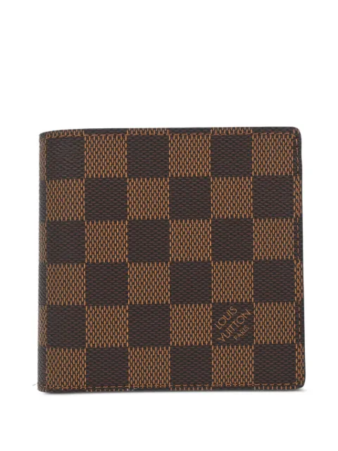 Louis Vuitton Pre-Owned Portafoglio Marco Damier Ebène 2009