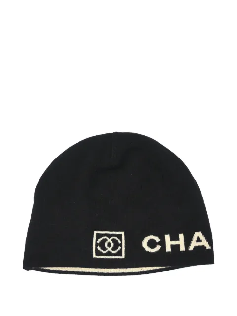 CHANEL Pre-Owned 1990-2000s beanie hat