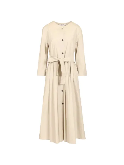'S Max Mara pleated popelin dress