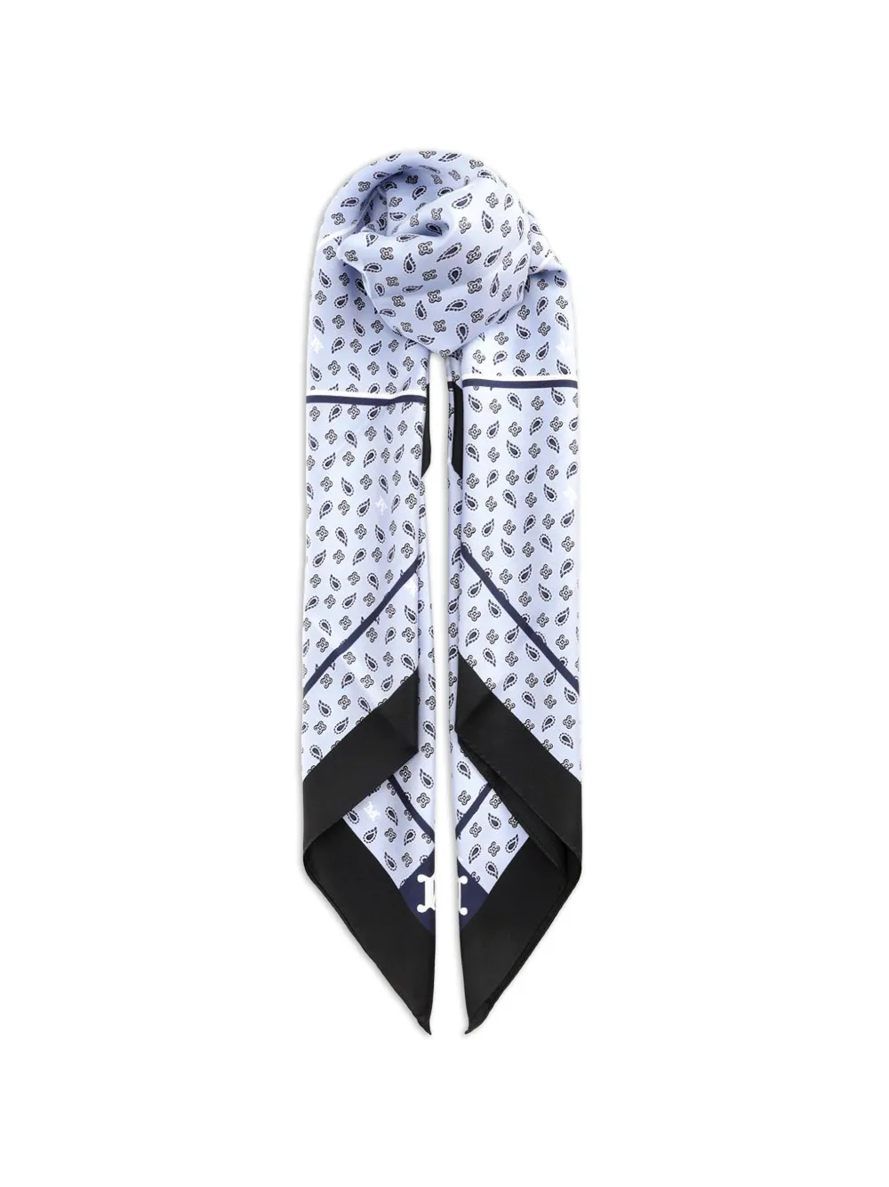Max Mara paisley-print silk scarf - Blau