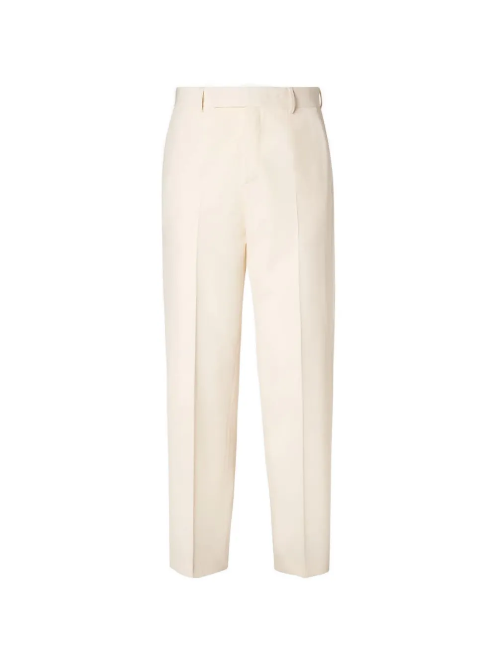 FENDI Wollen gabardine broek Beige