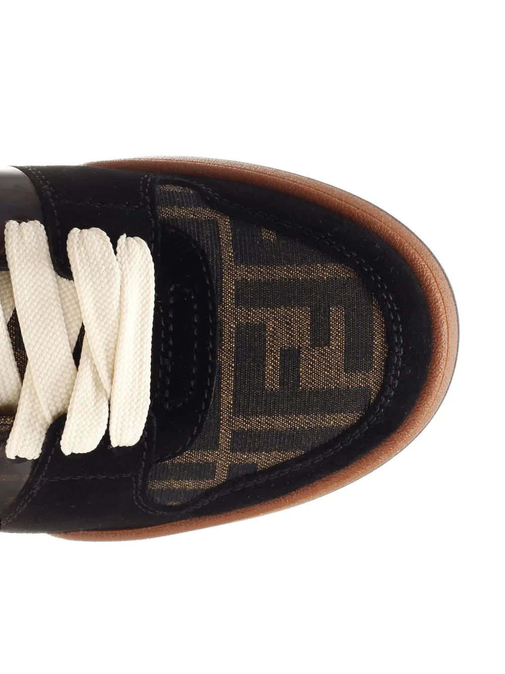FENDI Sneakers met FF-jacquard Bruin