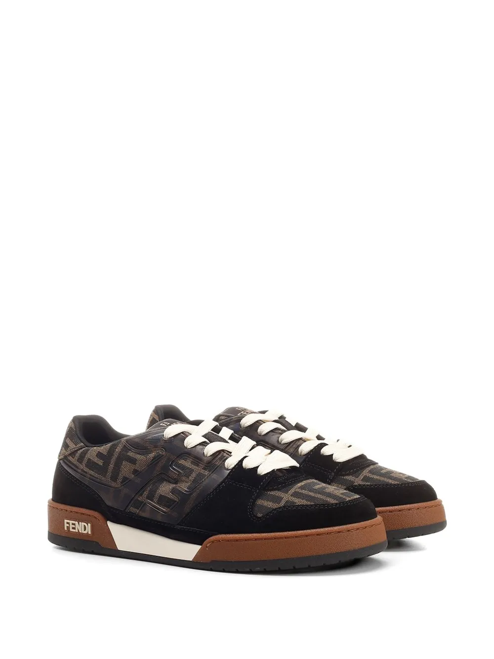 FENDI Sneakers met FF-jacquard Bruin