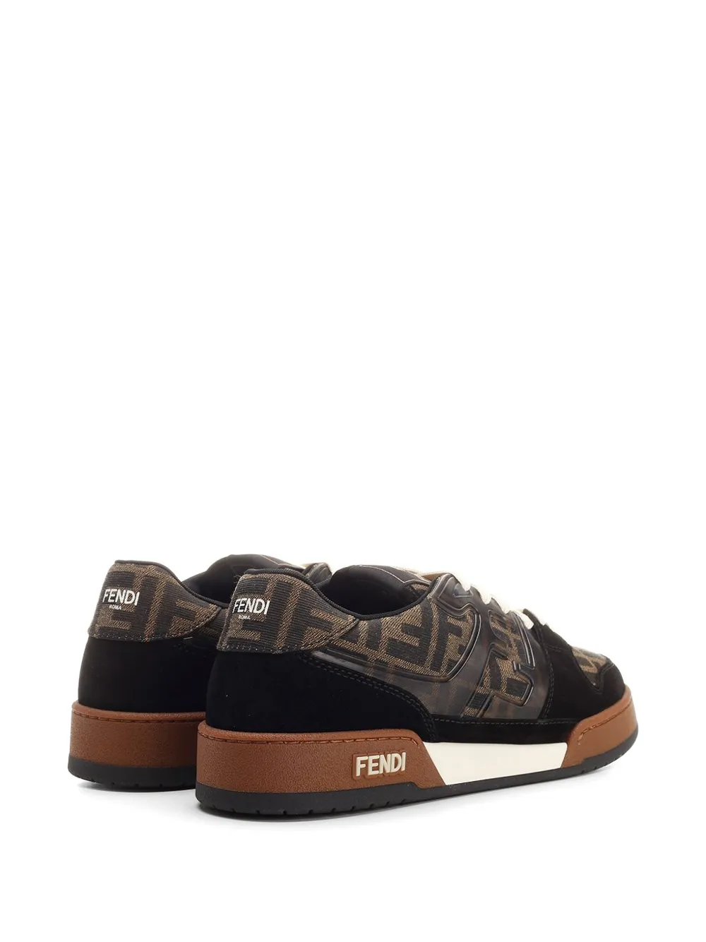 FENDI Sneakers met FF-jacquard Bruin