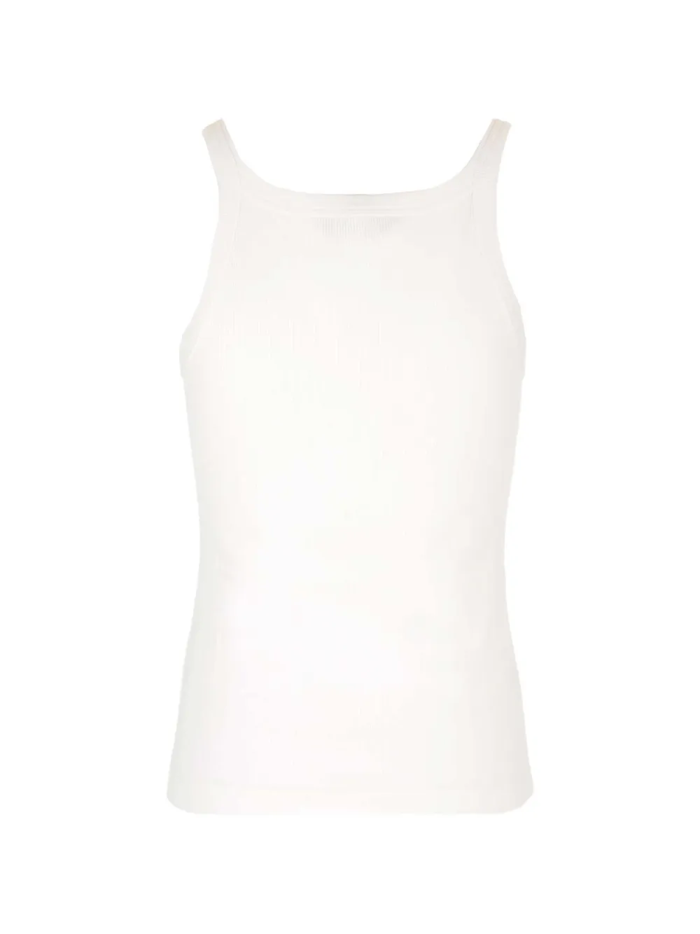  Fendi Top Con Logo Bordado - Blanco 
