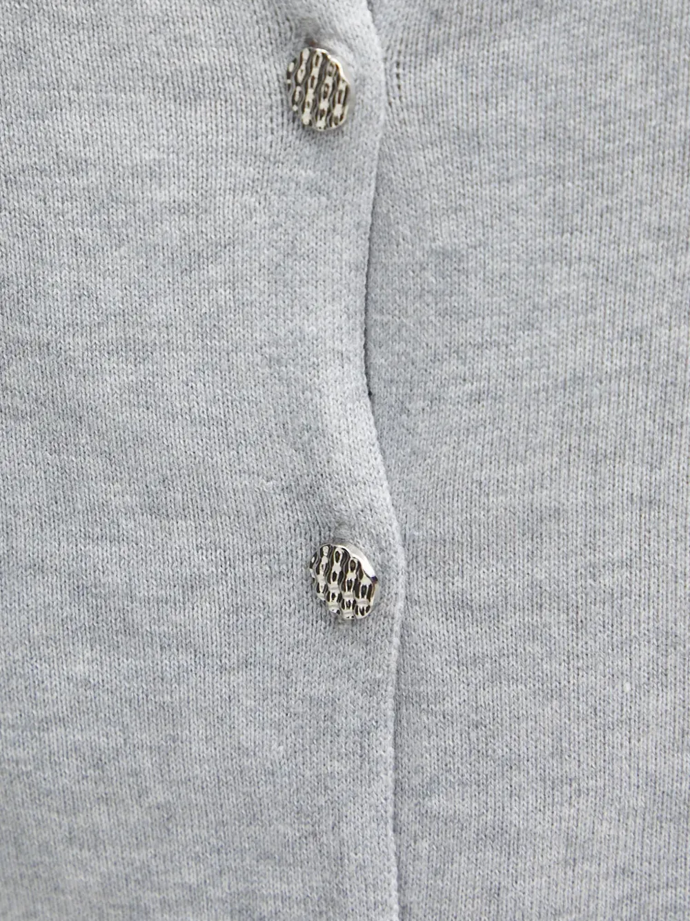 Morgan button-back sweater Grijs