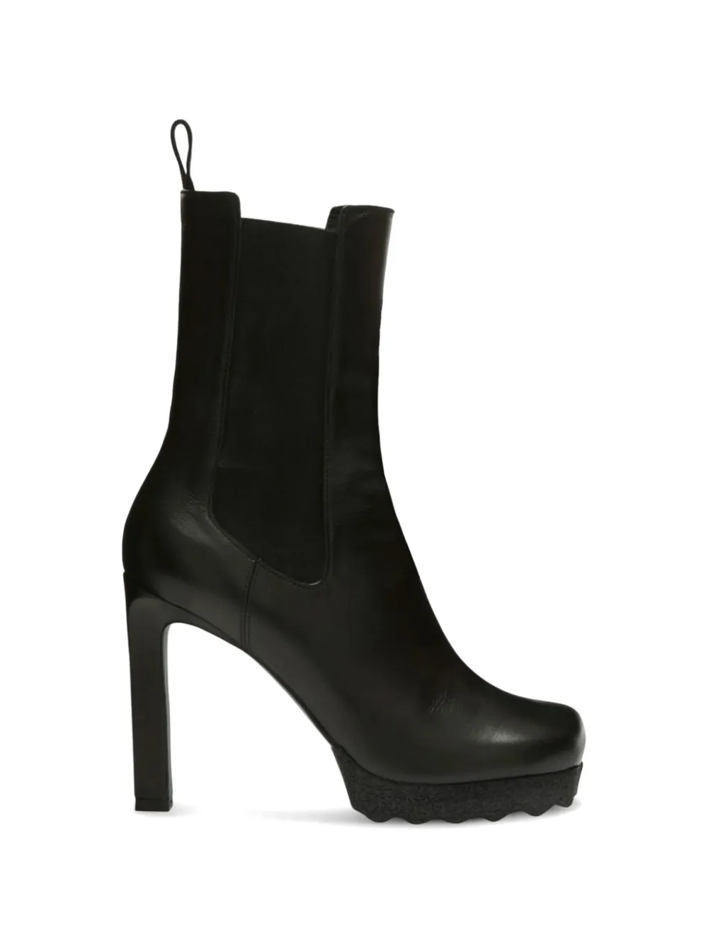 Off-White Calf Sponge high-heeled chelsea boots - Black