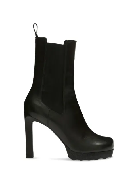 Off-White Calf Sponge high-heeled chelsea boots
