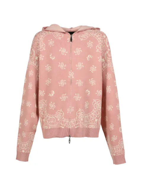 JUN/NAKAYAMA paisley-jacquard hoodie