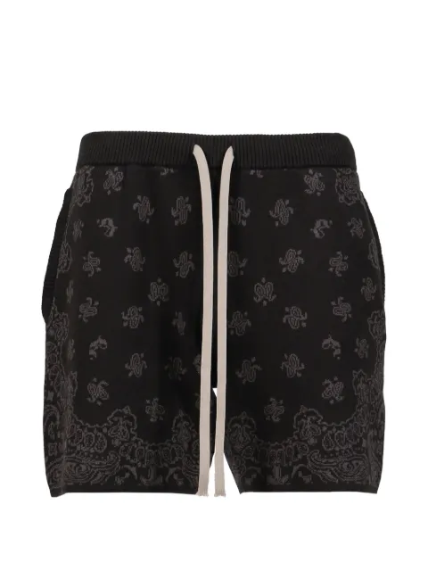 JUN/NAKAYAMA paisley-pattern drawstring shorts