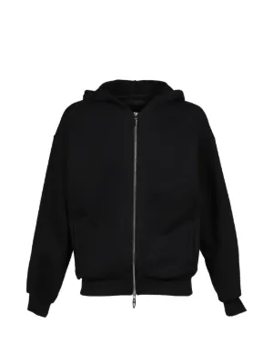 Omar Afridi zip-up Wool Hoodie | Brown | FARFETCH