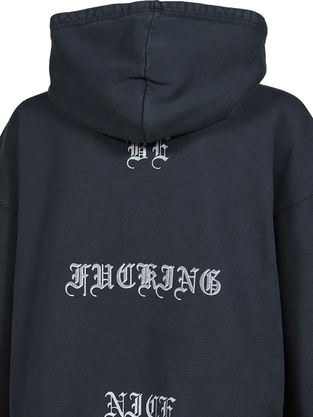 JUN/NAKAYAMA Motor graphic-print zip-up Hoodie | Black | FARFETCH PH