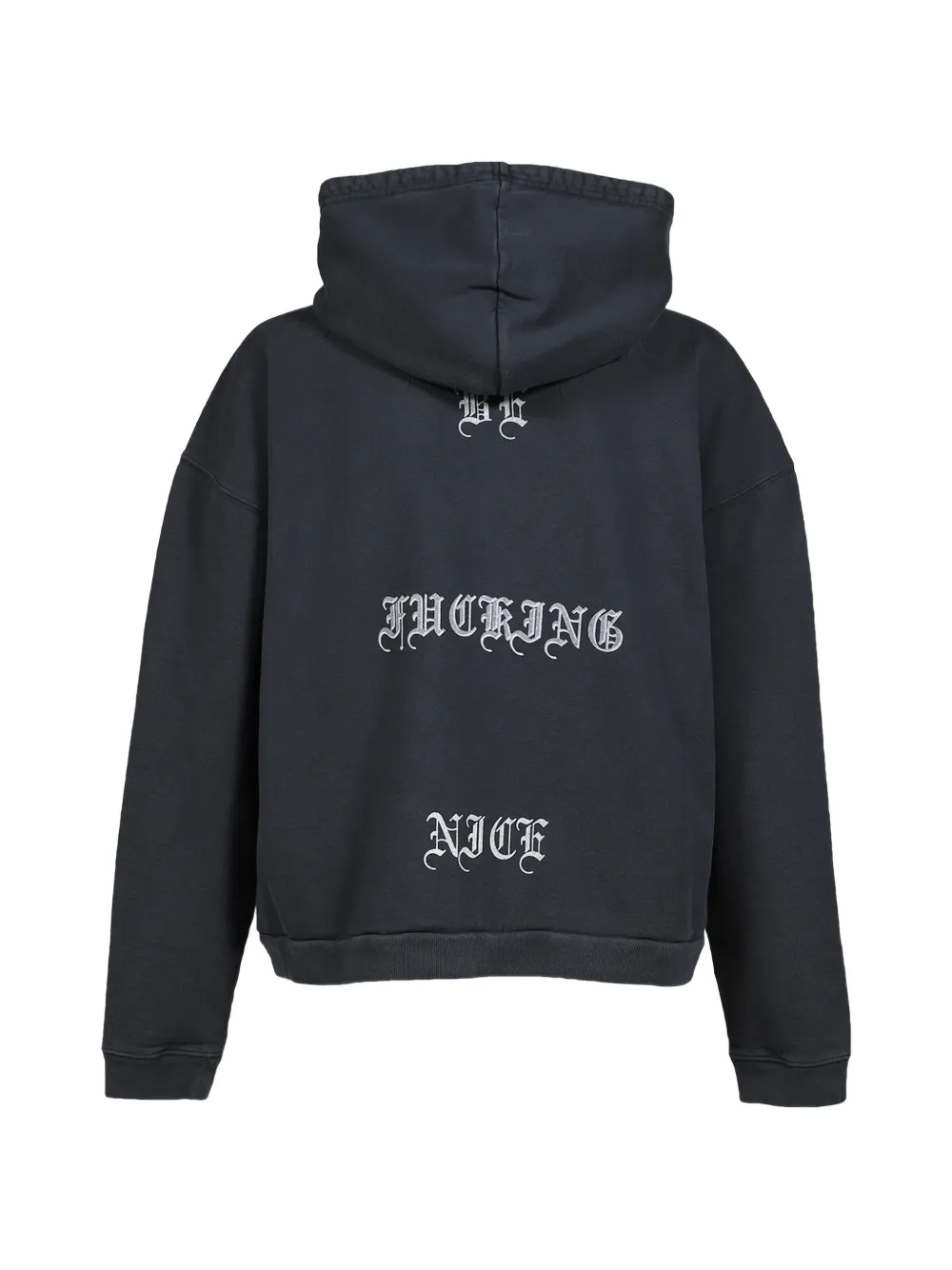 JUN/NAKAYAMA Motor graphic-print zip-up Hoodie | Black | FARFETCH BH