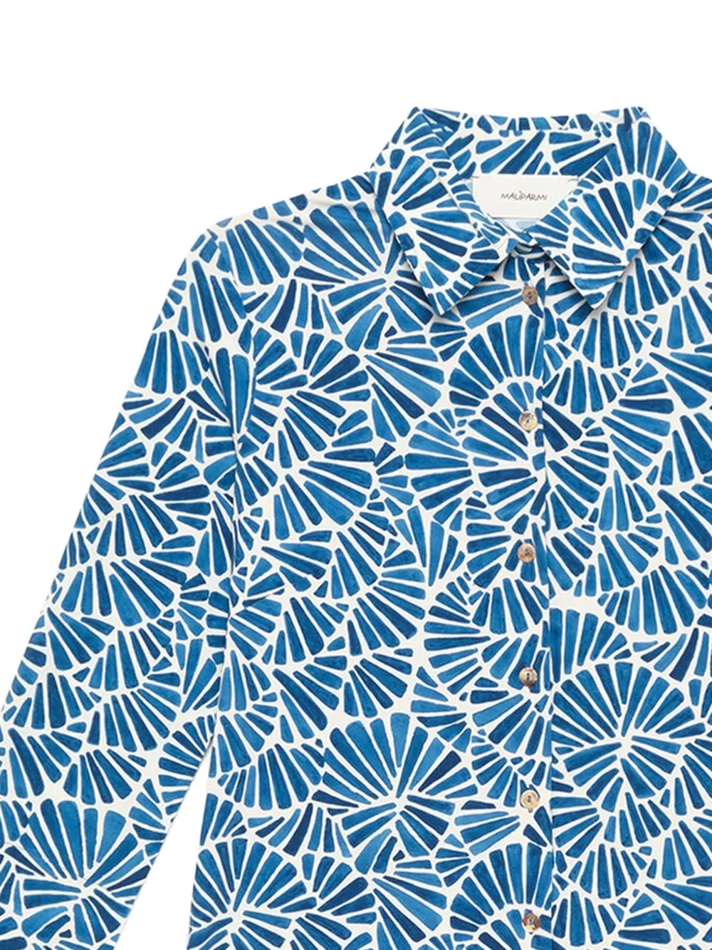  Maliparmi Camisa Con Estampado De Conchas - Azul 
