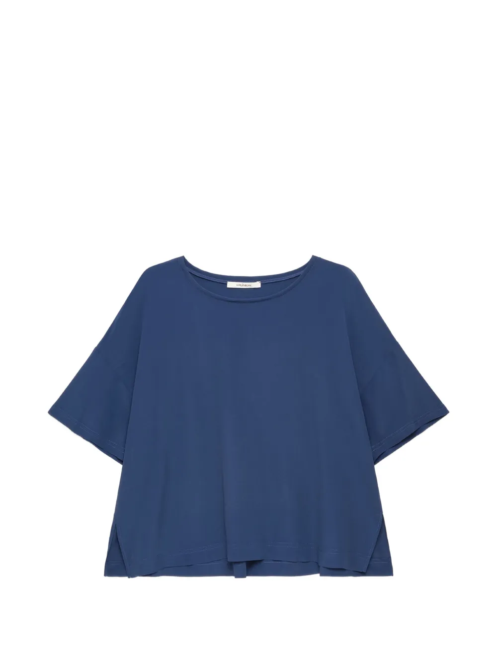 MALIPARMI flounce-back crepe T-shirt - Blu