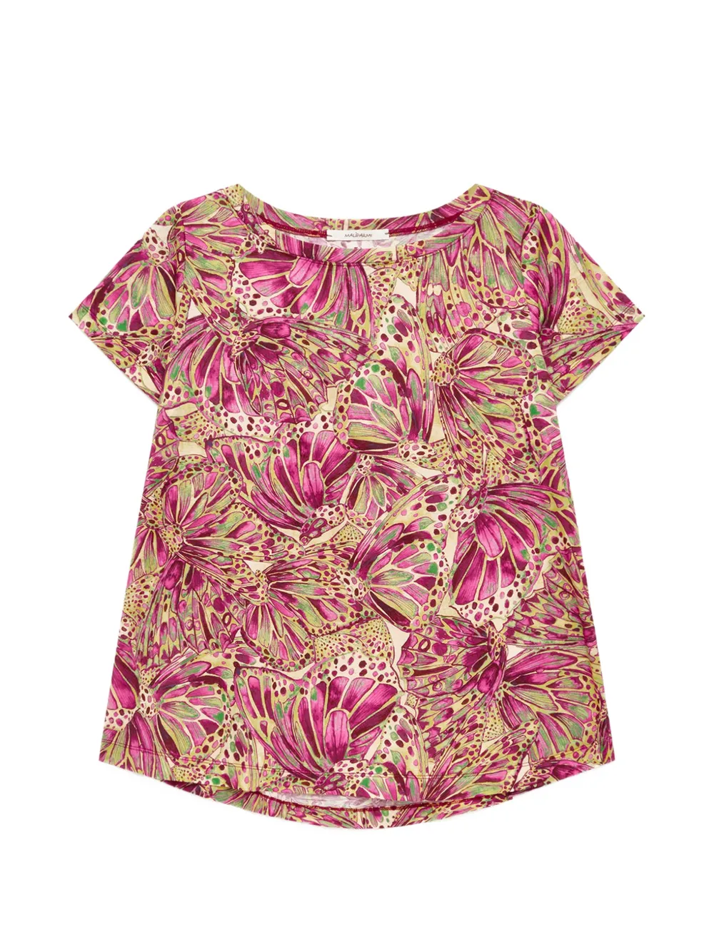 MALIPARMI Summer Nomade shell-patterned T-shirt - Rosa