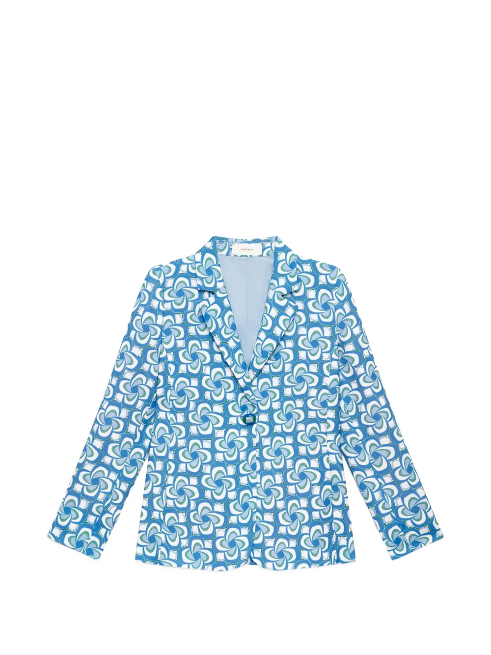 MALIPARMI Mouliné Cady patterned jacket - Blu