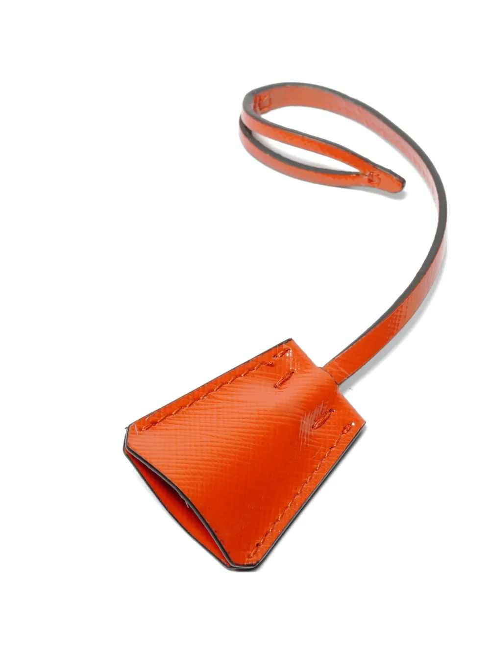 Prada Pre-Owned 2012-2017 Saffiano chain shoulder bag - Arancione