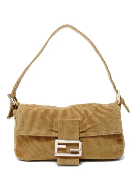 Fendi Pre-Owned 1990-2000s Mamma Baguette corduroy shoulder bag