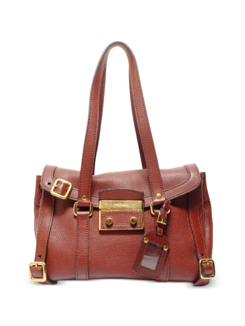 Prada Pre-Owned 2005-2013 buckled leather shoulder bag