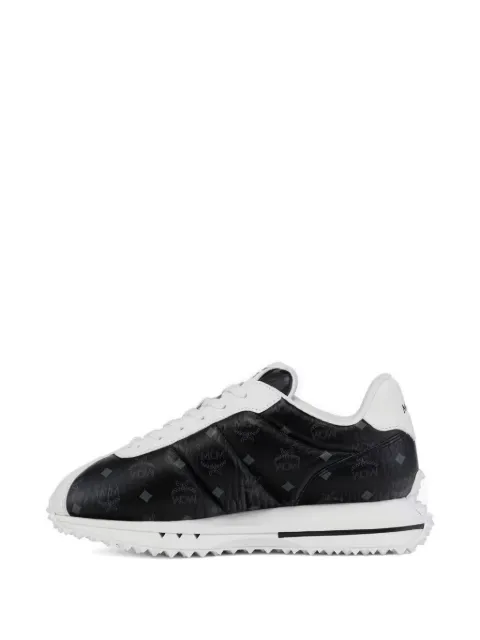 MCM Diamante monogram-print panelled sneakers