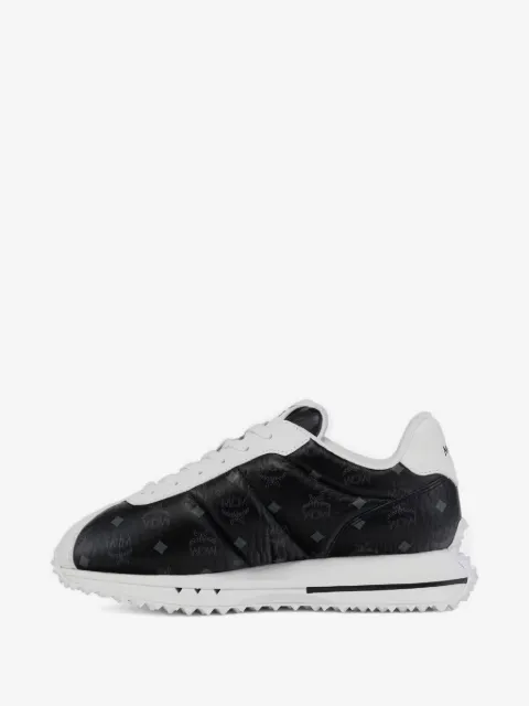 MCM Visetos-print leather sneakers