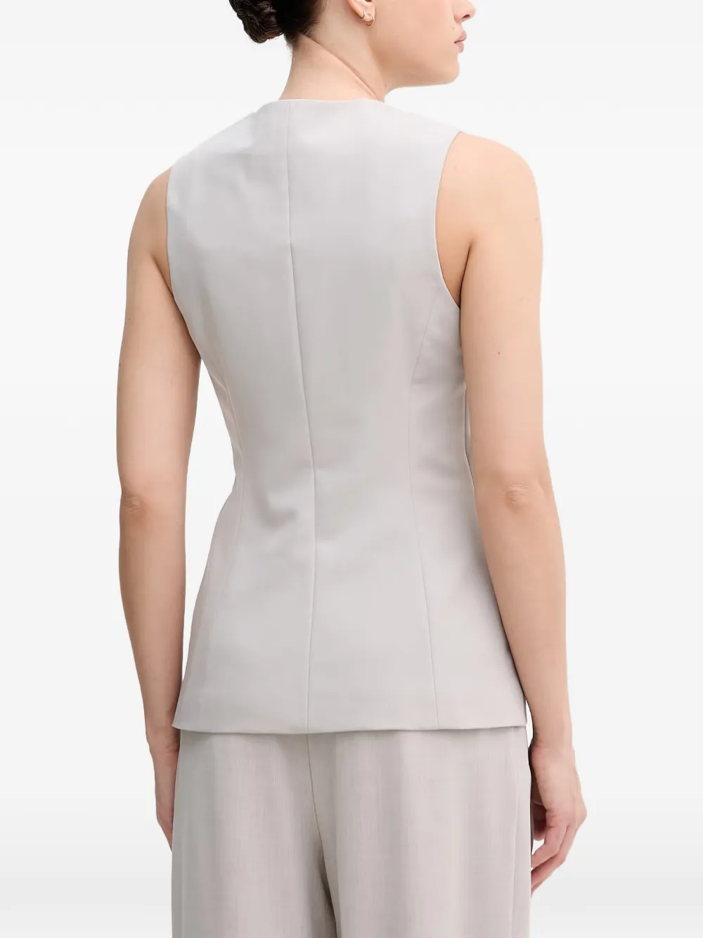 Sisley Button-up gilet Beige