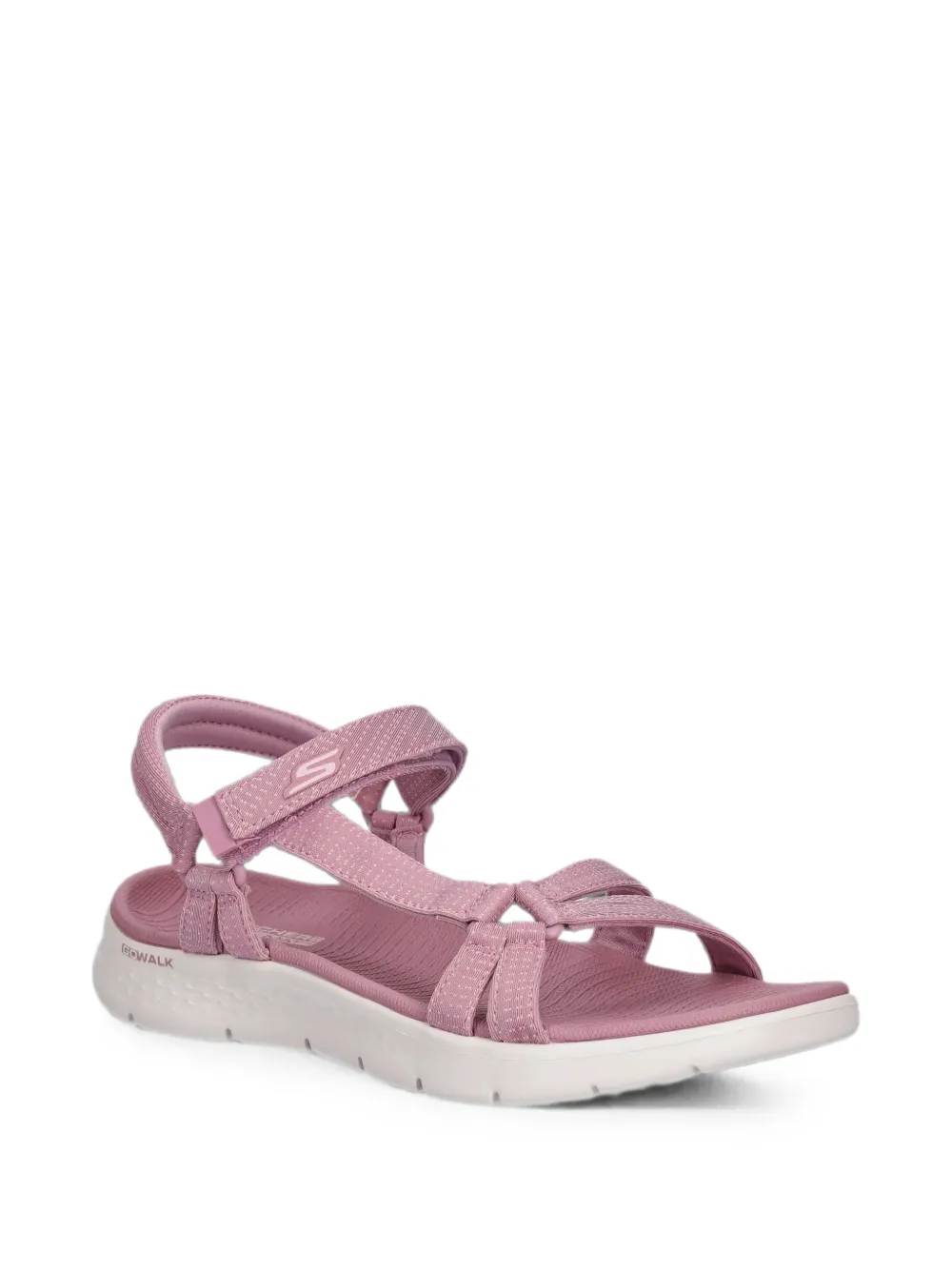 Skechers Go Walk Flex sandalen met klittenband Roze