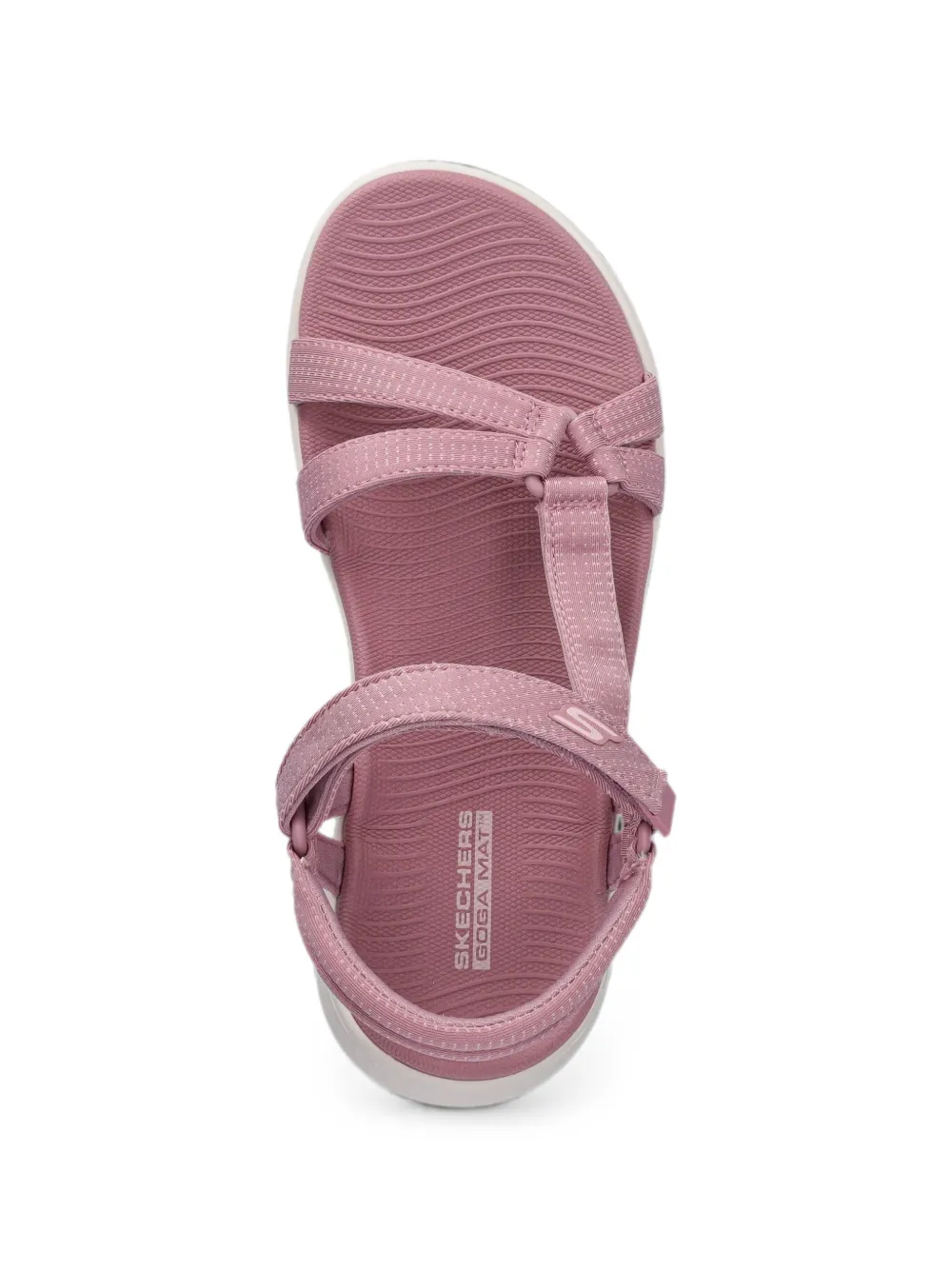 Skechers Go Walk Flex sandalen met klittenband Roze