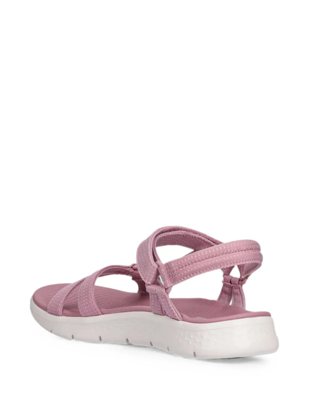 Skechers Go Walk Flex sandalen met klittenband Roze