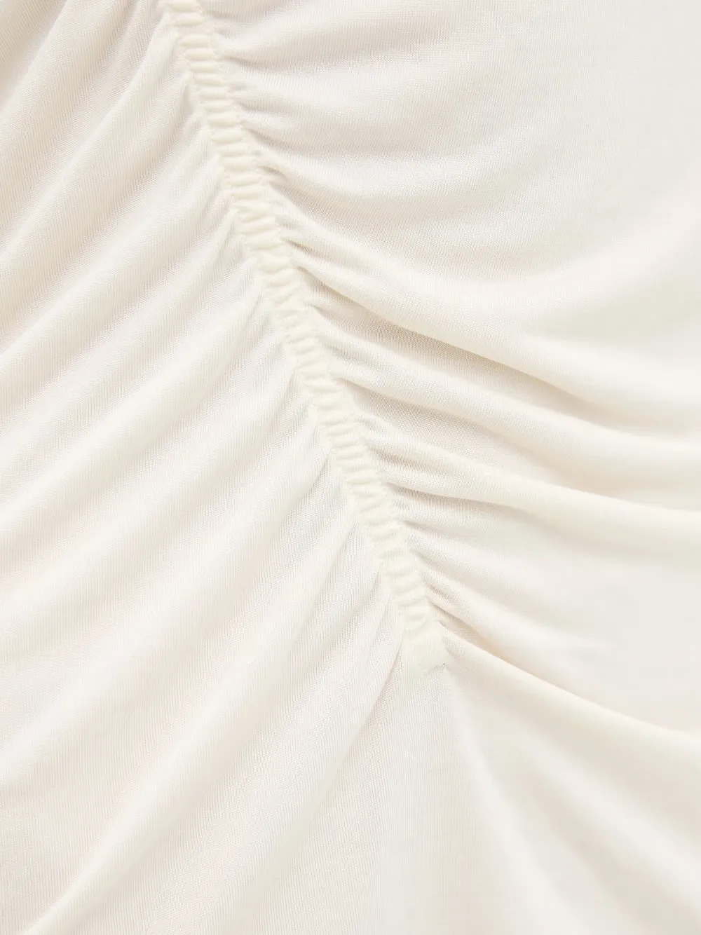 Sisley T-shirt met ruches Beige