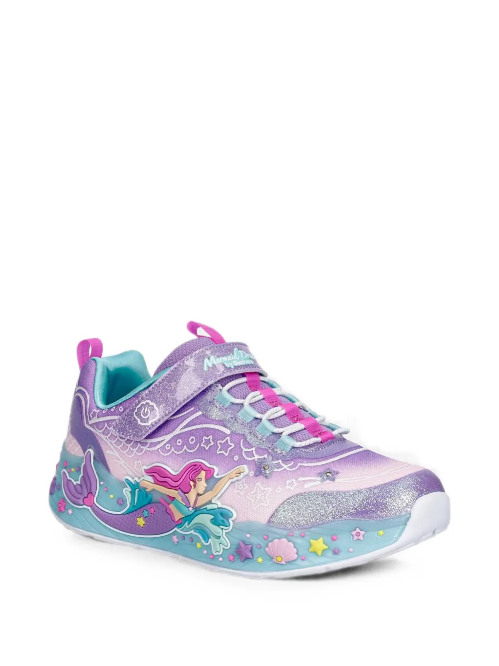 Skechers S-Lights Mermaid Dreams touch-strap sneakers - Viola