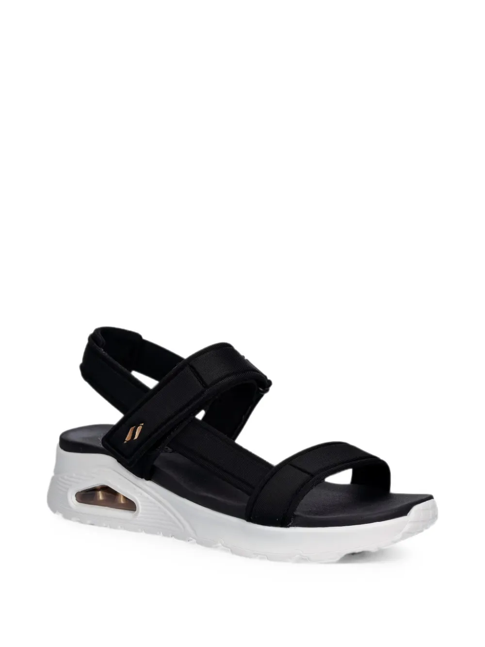 Skechers Uno Summer Stand 2 sandalen met klittenband Zwart