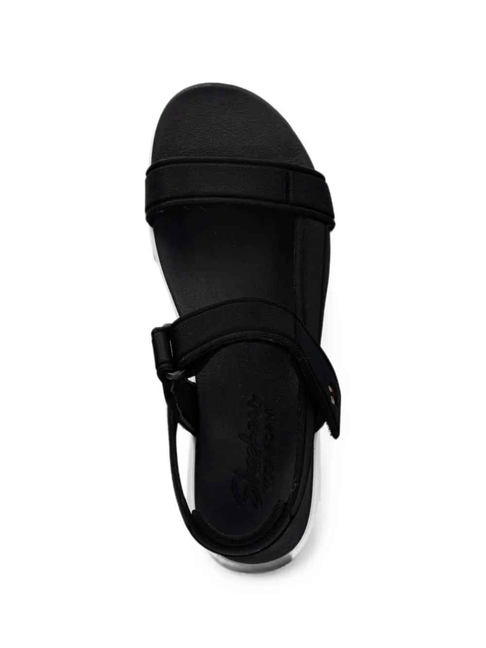 Skechers Uno Summer Stand 2 sandalen met klittenband Zwart