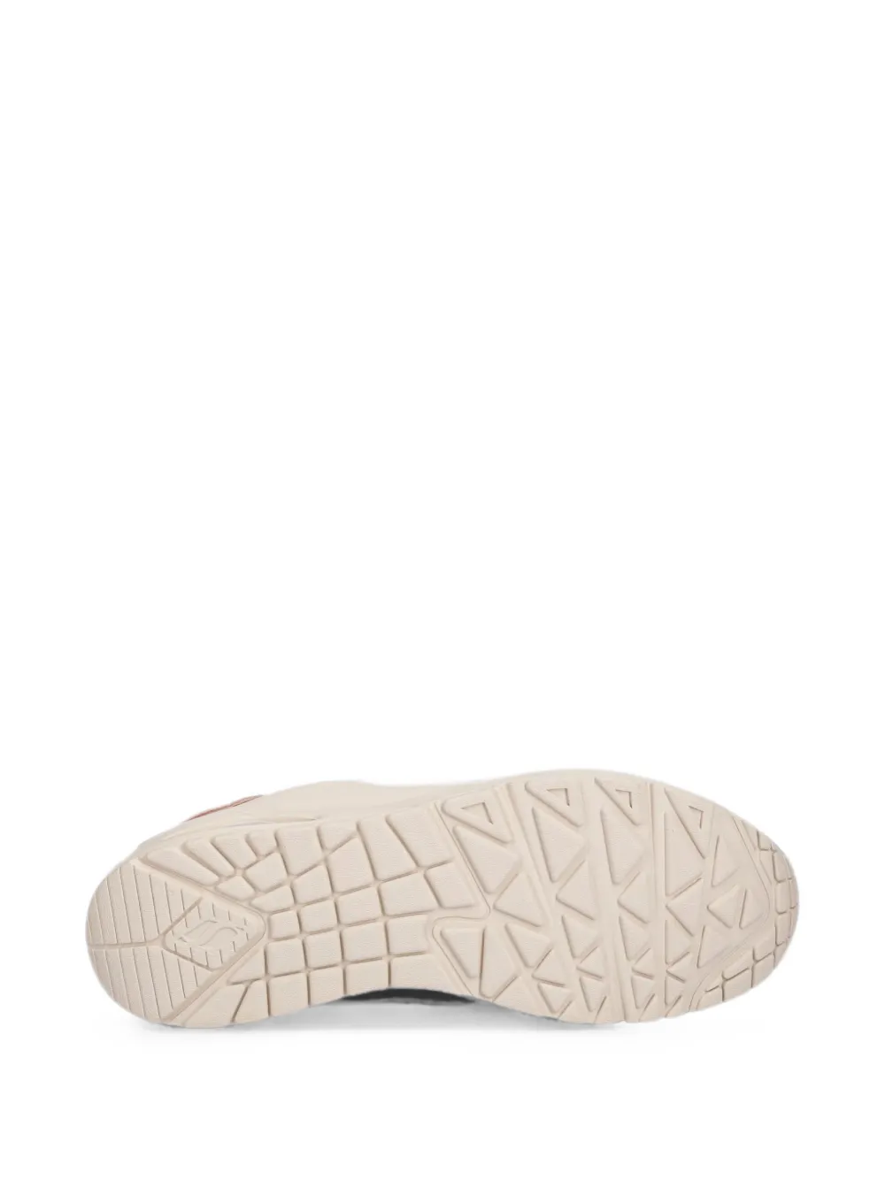 Skechers Uno Pop Back perforated panelled sneakers Beige