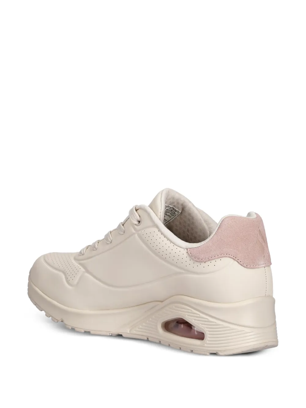Skechers Uno Pop Back perforated panelled sneakers Beige