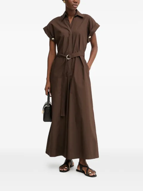 SIMONA CORSELLINI belted wide-leg jumpsuit