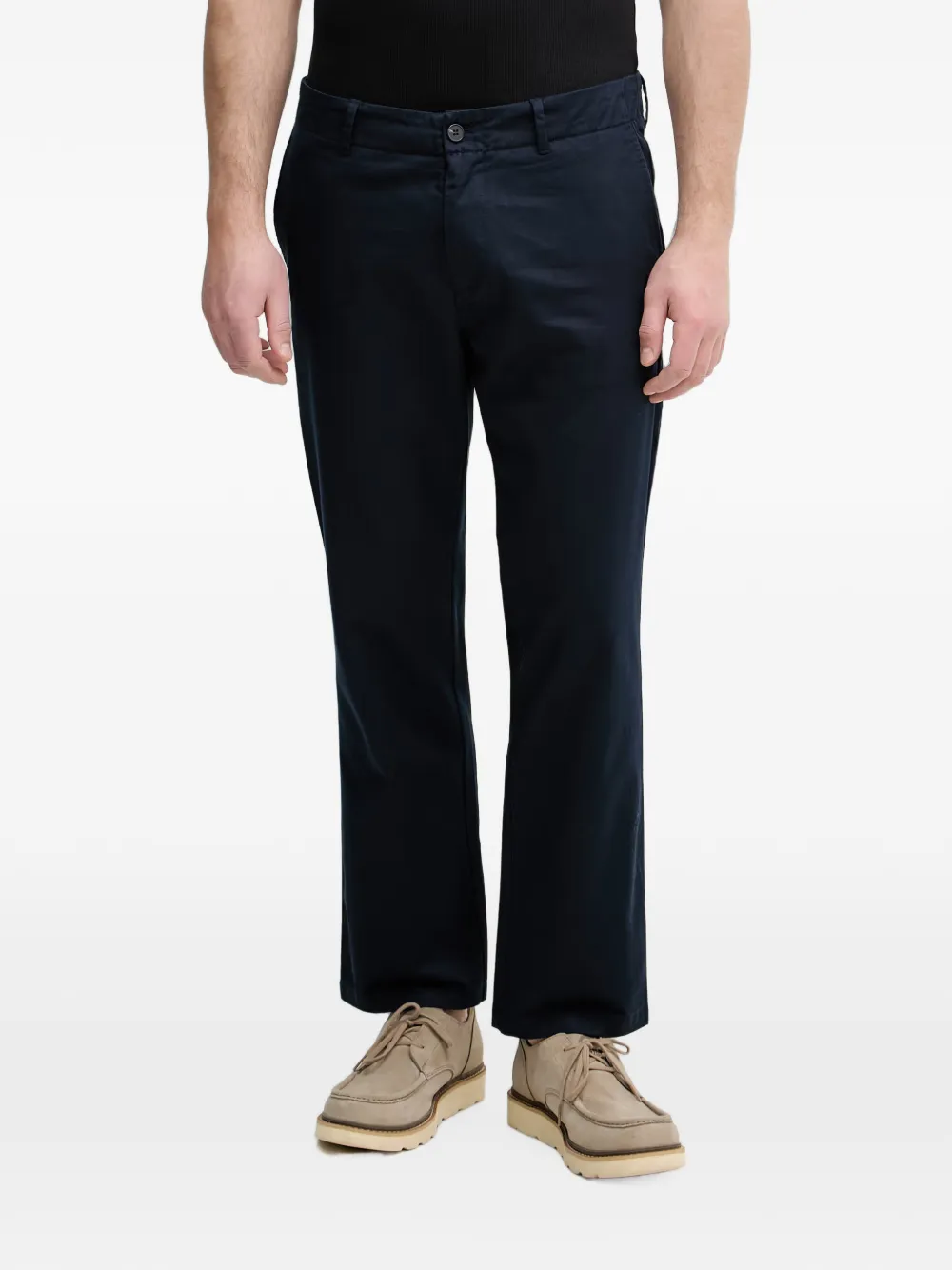 Sisley straight-leg chino trousers - Blau