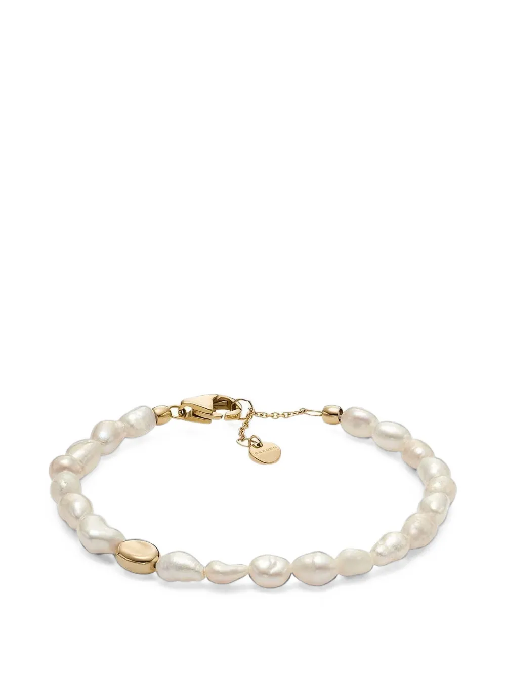Skagen Bracciale con perle d'acqua dolce - Oro