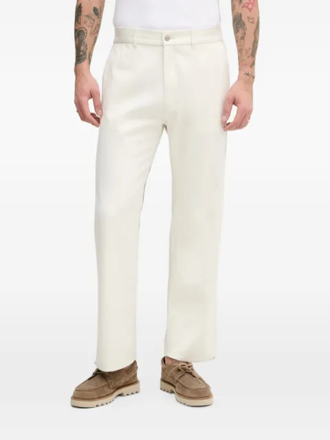 Sisley elasticated-waist straight-leg trousers
