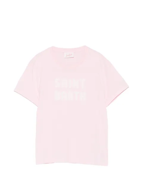 MC2 Saint Barth Emilie sequin-embellished logo-patch T-shirt