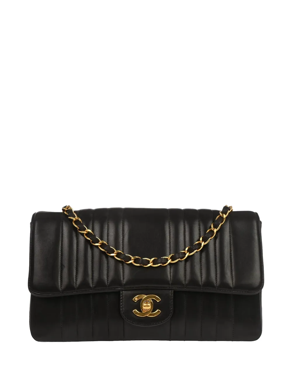 CHANEL Pre-Owned 1991-1994 Mademoiselle single flap shoulder bag - Nero