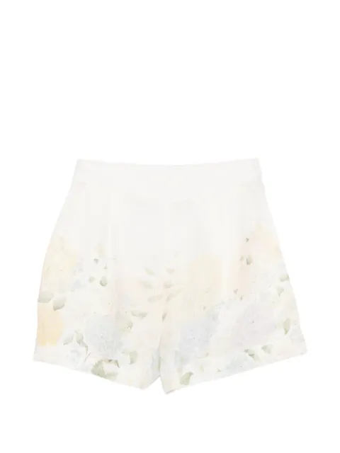 MC2 Saint Barth Amani floral-print logo-embroidered shorts