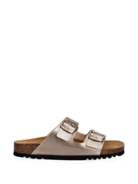 Scholl Josephine buckle-fastening metallic sandals